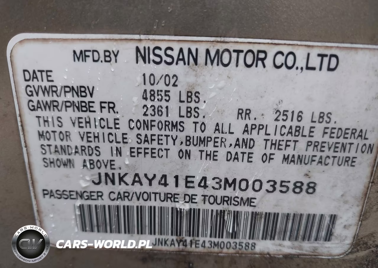 2003 Infiniti M45 Sport VIN:JNKAY41E43M003588 - 9