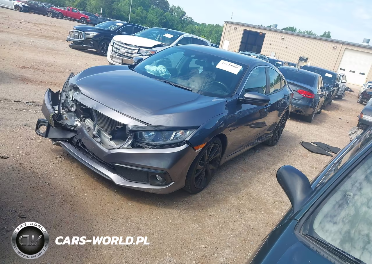 2021 Honda Civic Sport VIN:19XFC2F86ME002553 - 2