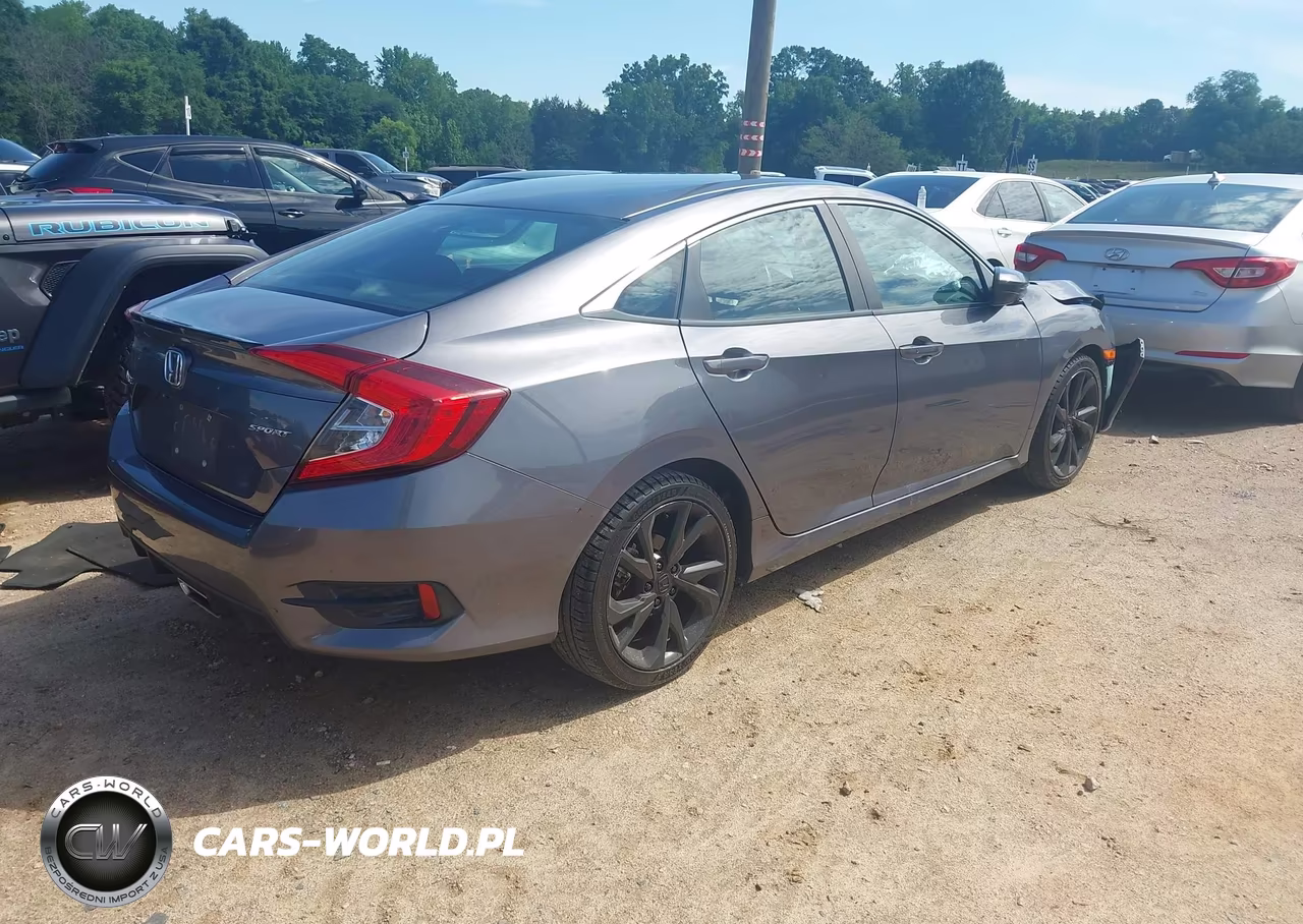 2021 Honda Civic Sport VIN:19XFC2F86ME002553 - 4