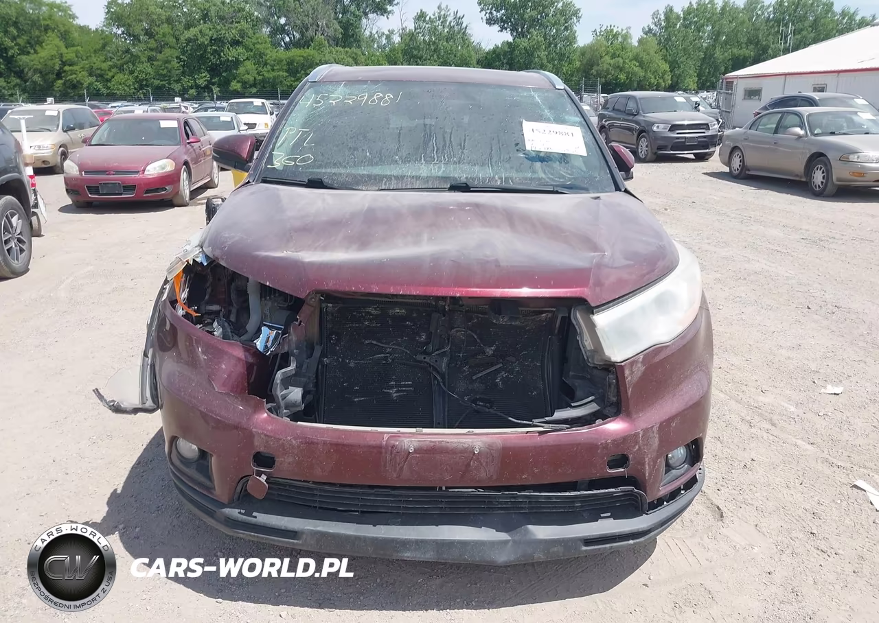 2014 Toyota Highlander Xle V6 VIN:5TDJKRFH4ES054647 - 13