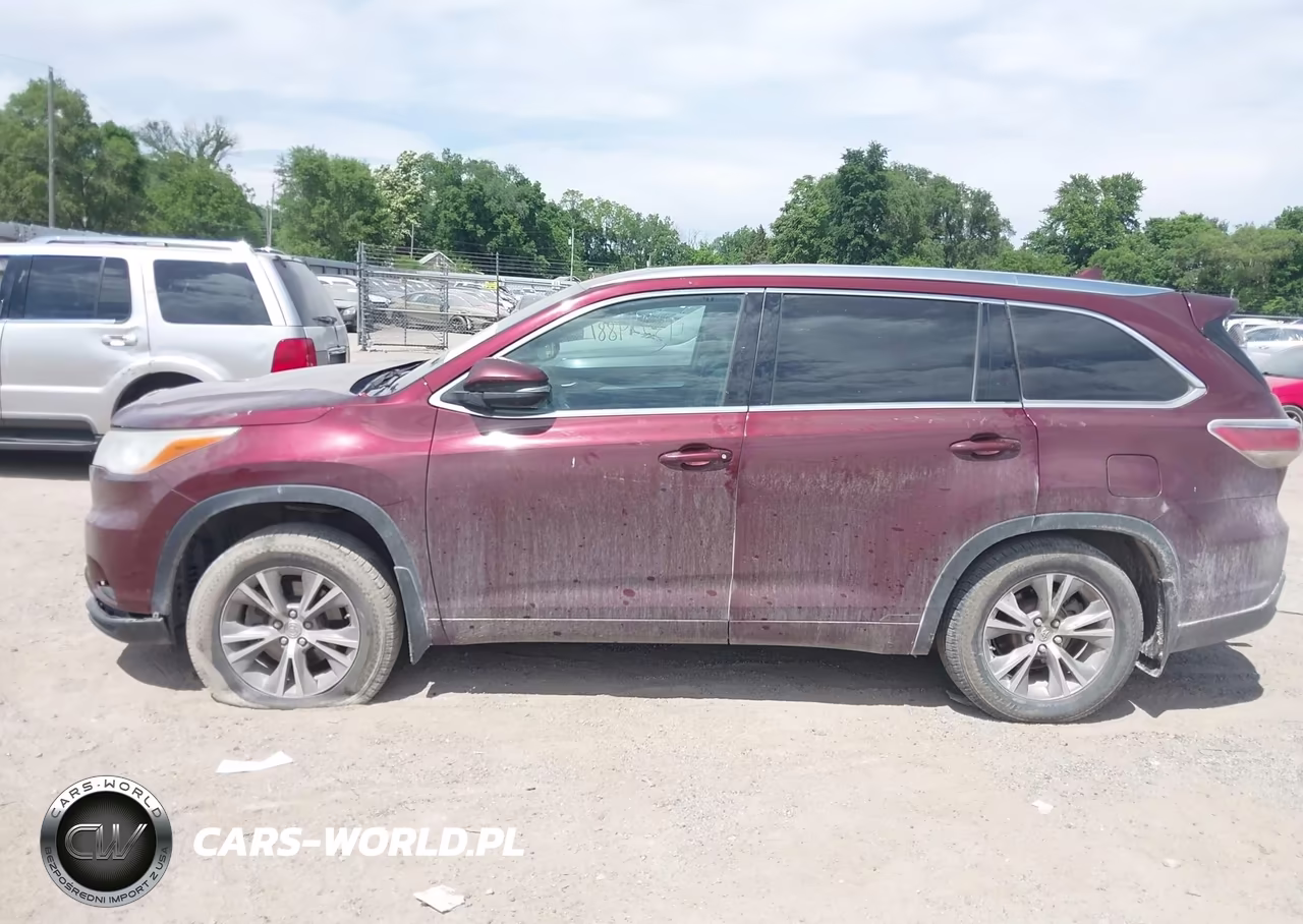 2014 Toyota Highlander Xle V6 VIN:5TDJKRFH4ES054647 - 15