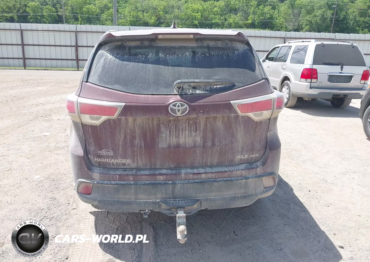 2014 Toyota Highlander Xle V6 VIN:5TDJKRFH4ES054647 - 17