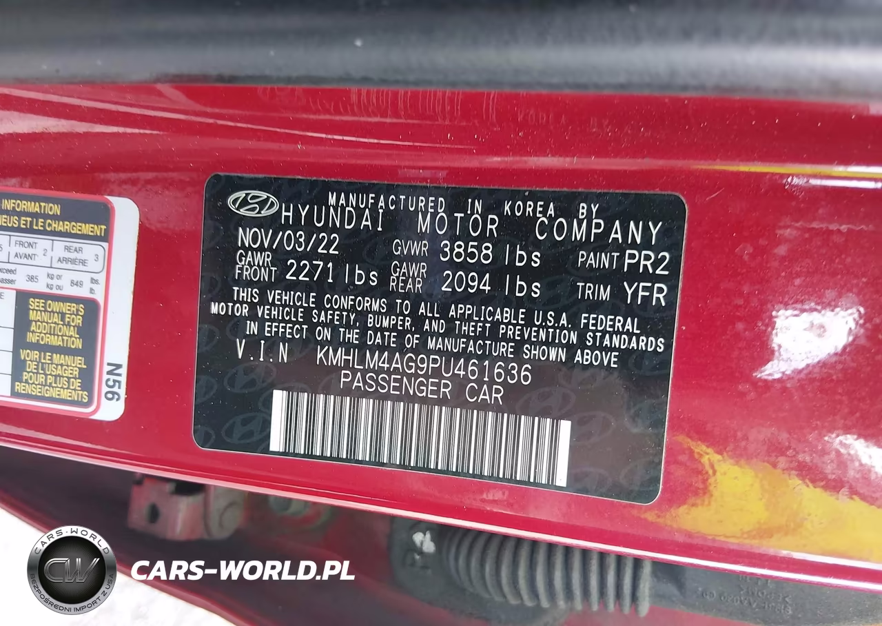 2023 Hyundai Elantra Sel VIN:KMHLM4AG9PU461636 - 9