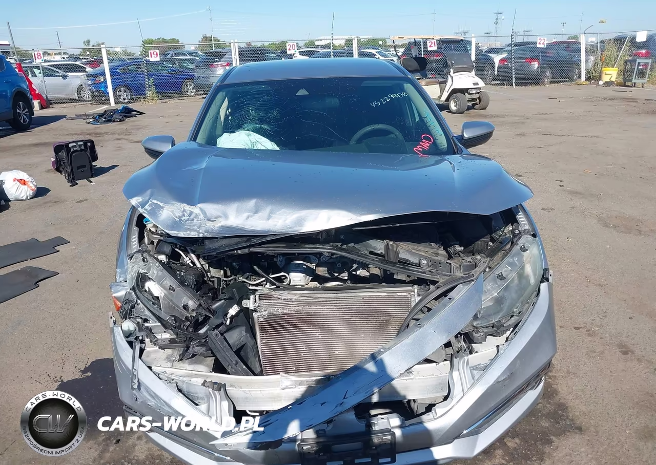 2019 Honda Civic Lx VIN:19XFC2F67KE202787 - 12
