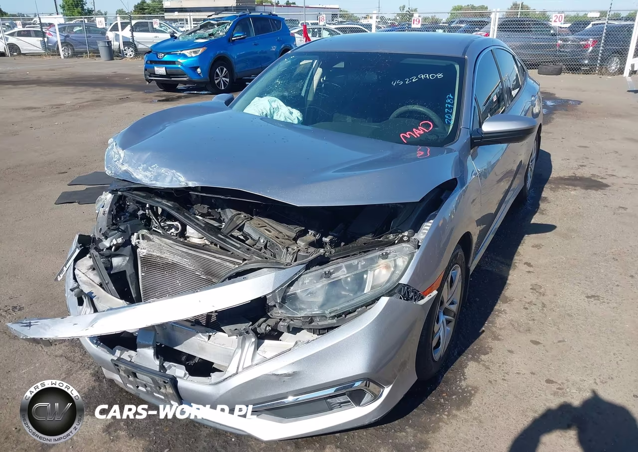 2019 Honda Civic Lx VIN:19XFC2F67KE202787 - 2