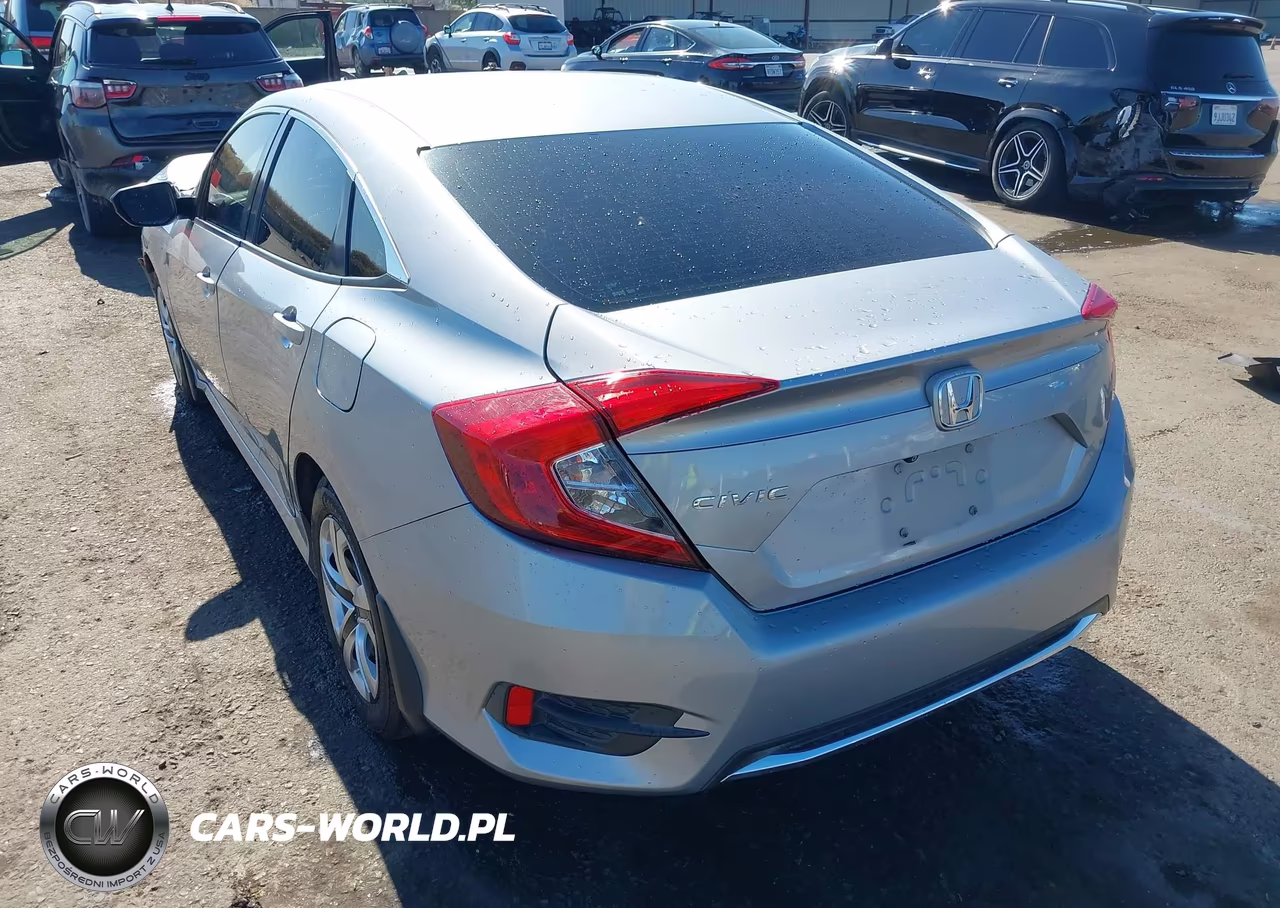 2019 Honda Civic Lx VIN:19XFC2F67KE202787 - 3