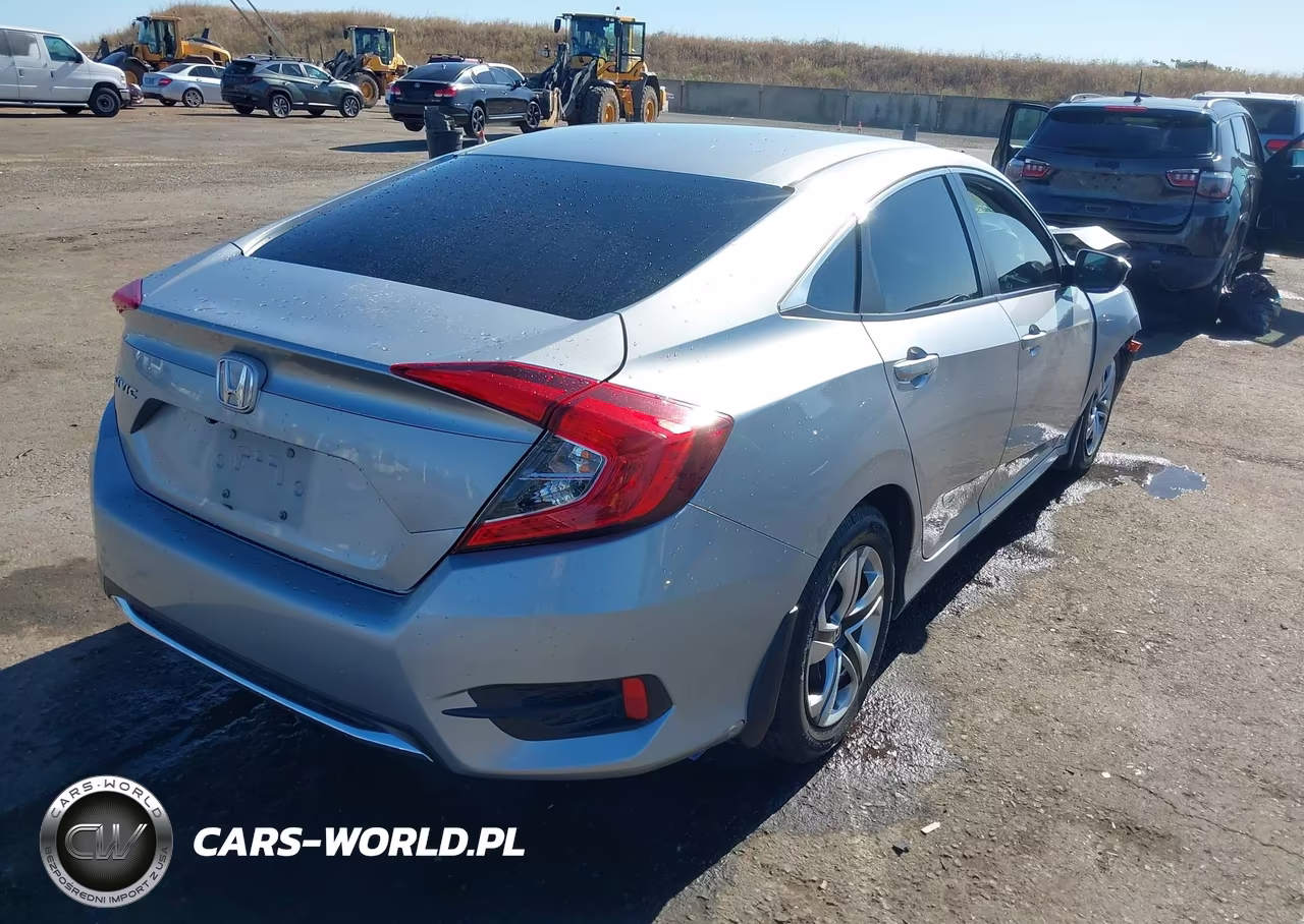 2019 Honda Civic Lx VIN:19XFC2F67KE202787 - 4