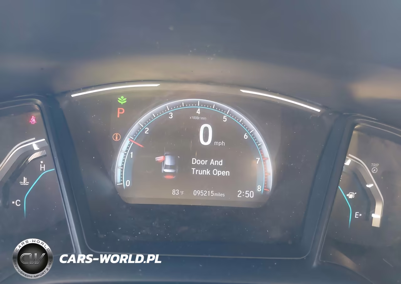 2019 Honda Civic Lx VIN:19XFC2F67KE202787 - 7