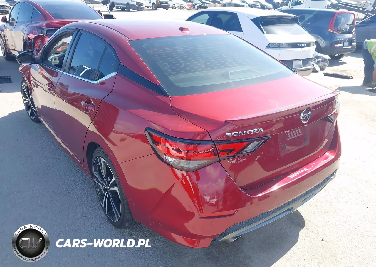 2021 Nissan Sentra Sr Xtronic Cvt VIN:3N1AB8DV6MY205856 - 3