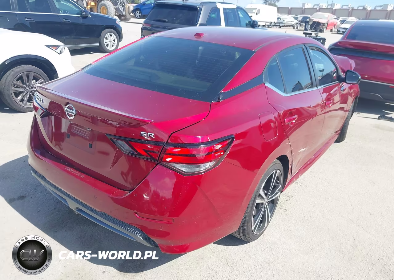 2021 Nissan Sentra Sr Xtronic Cvt VIN:3N1AB8DV6MY205856 - 4