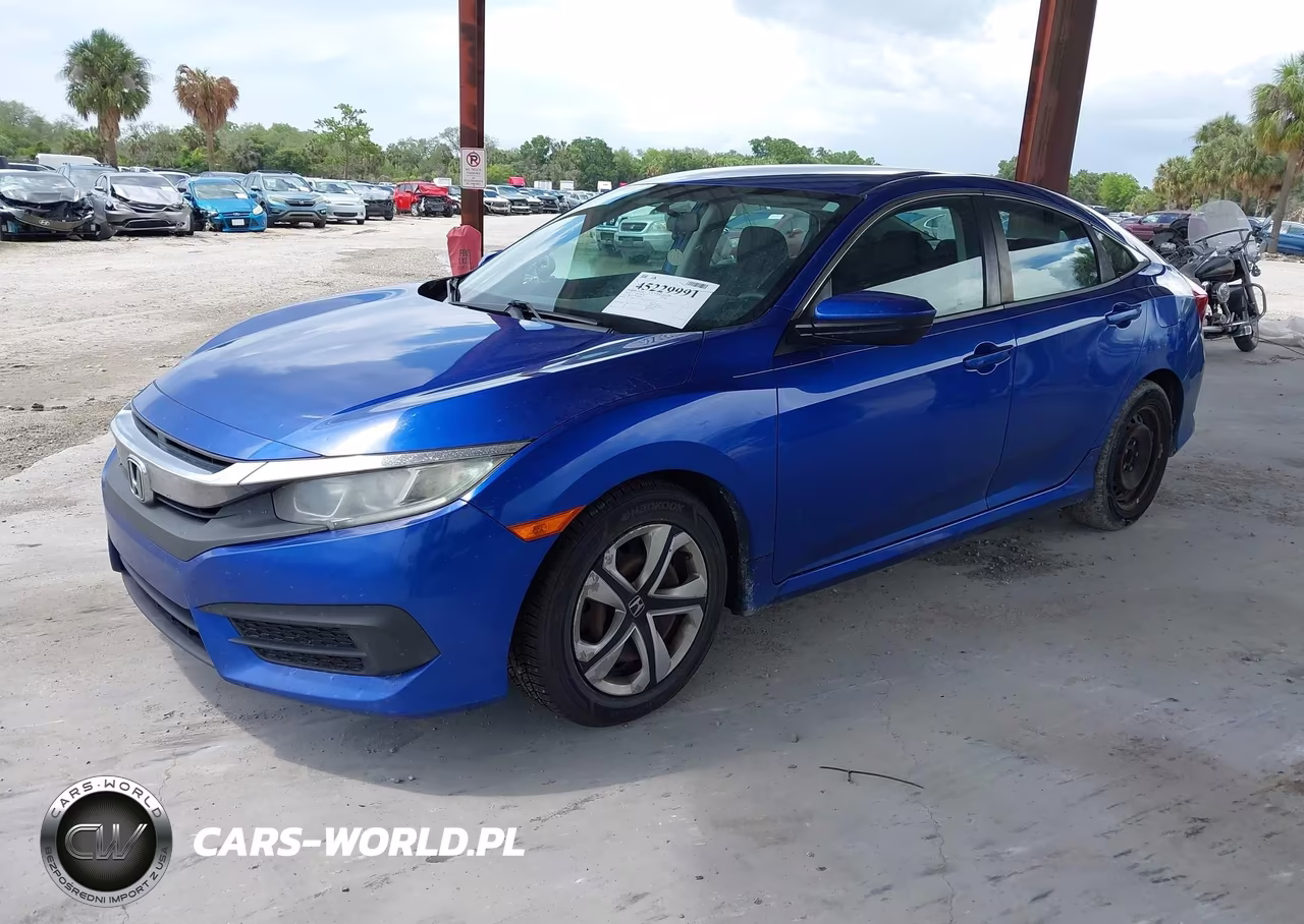 2016 Honda Civic Lx VIN:19XFC2F53GE079651 - 2