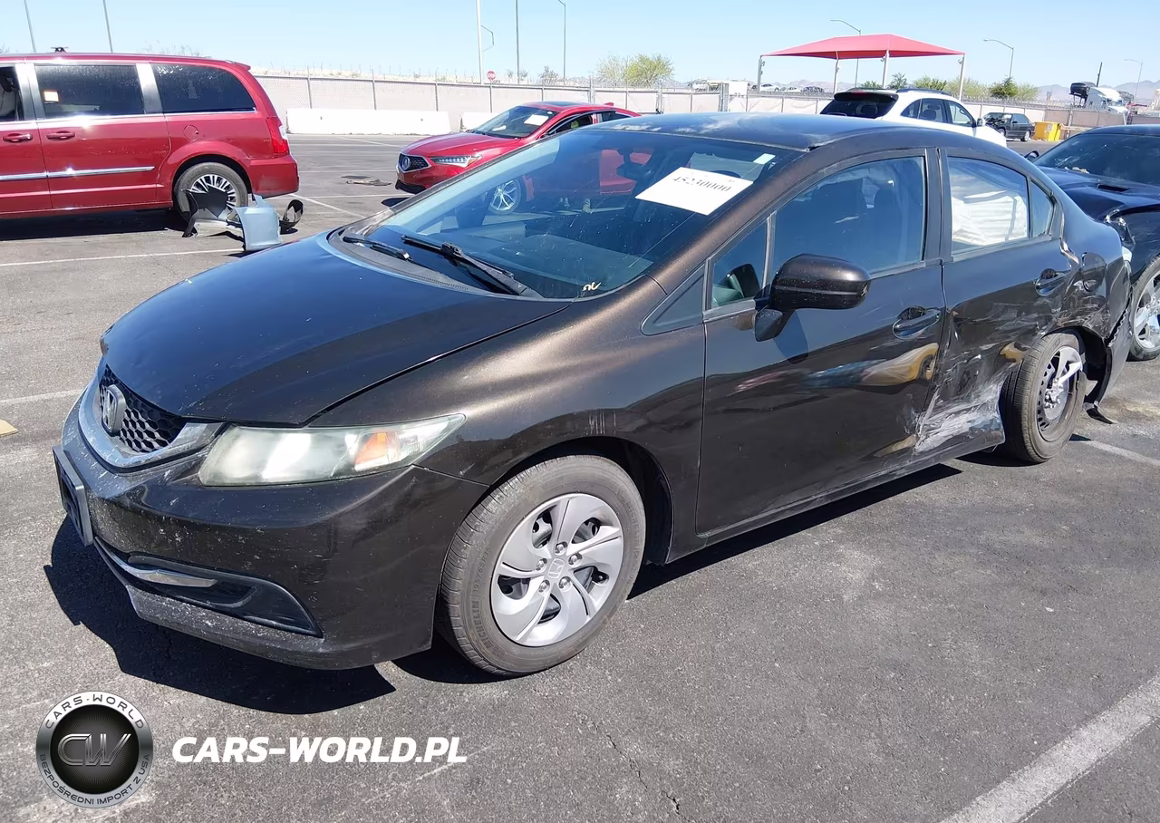 2014 Honda Civic Lx VIN:2HGFB2F5XEH523209 - 2