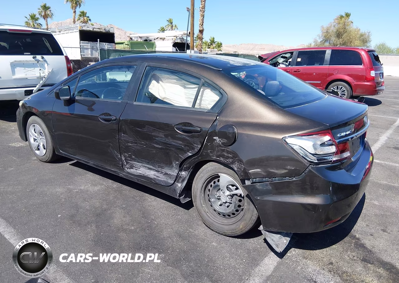2014 Honda Civic Lx VIN:2HGFB2F5XEH523209 - 3