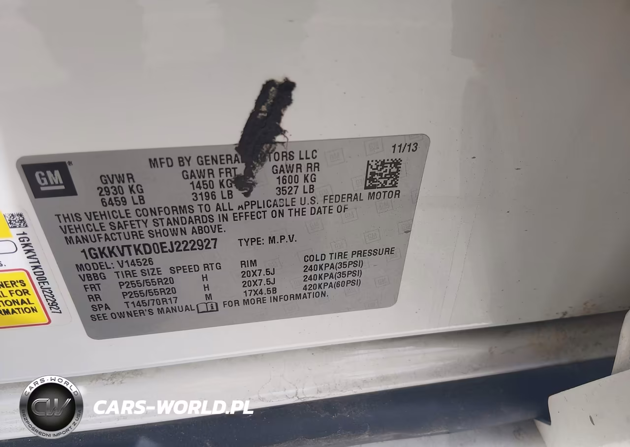 2014 GMC Acadia Denali VIN:1GKKVTKD0EJ222927 - 9