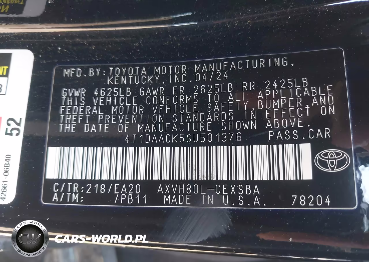2025 Toyota Camry Se VIN:4T1DAACK5SU501376 - 9