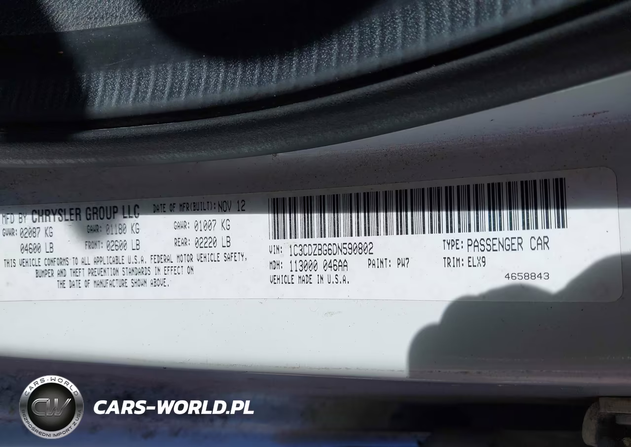 2013 Dodge Avenger R-T VIN:1C3CDZBG6DN590802 - 9
