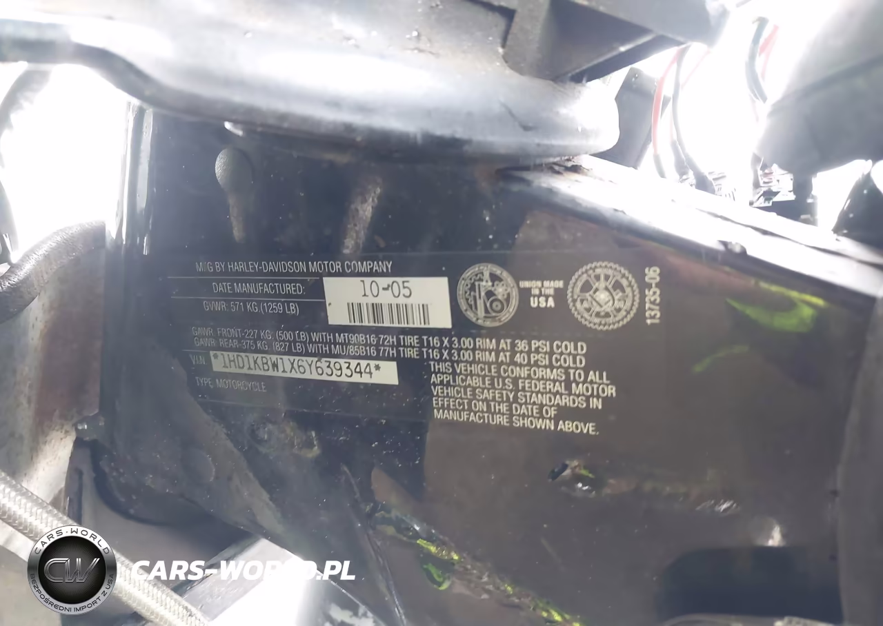 2006 Harley-Davidson Flhxi VIN:1HD1KBW1X6Y639344 - 10