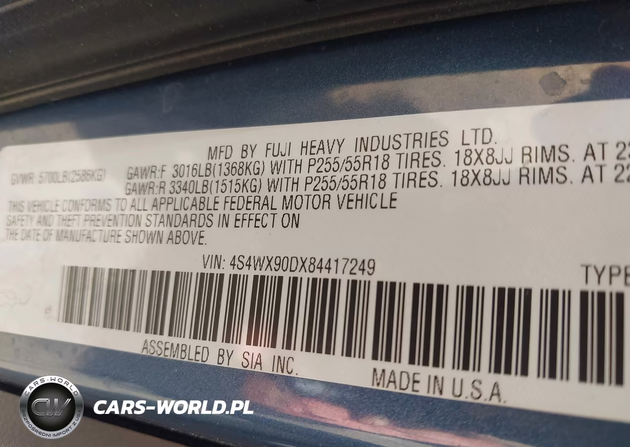 2008 Subaru Tribeca Limited 7-Passenger VIN:4S4WX90DX84417249 - 9