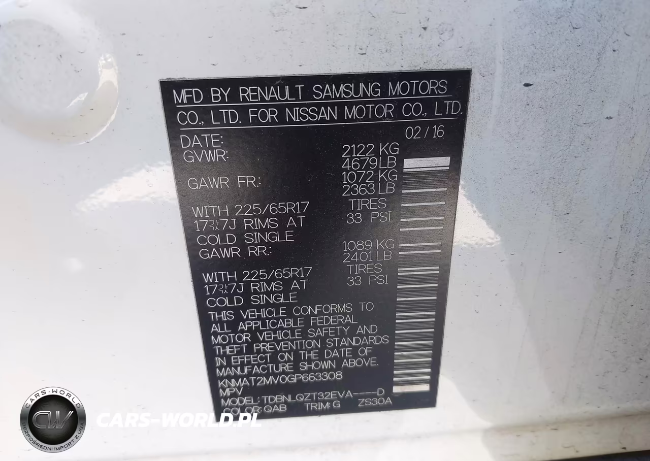 2016 Nissan Rogue Sv VIN:KNMAT2MV0GP663308 - 9