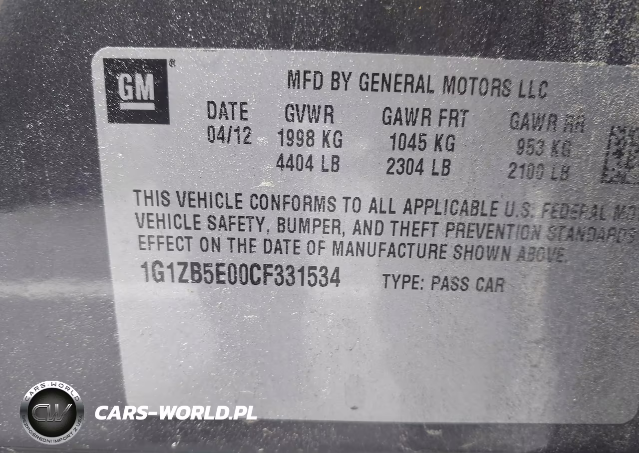 2012 Chevrolet Malibu Ls VIN:1G1ZB5E00CF331534 - 9