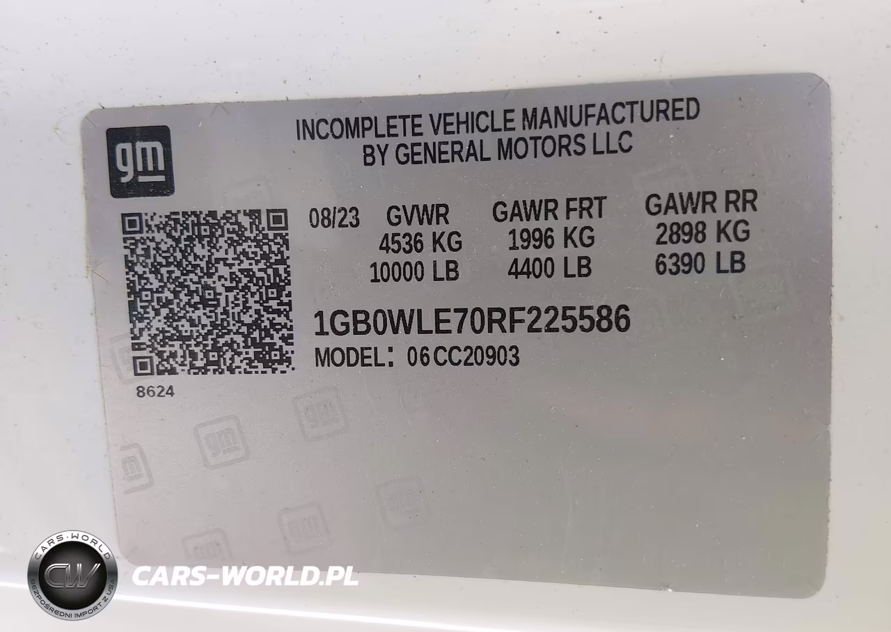 2024 Chevrolet Silverado 2500Hd 2Wd Long Bed Work Truck VIN:1GB0WLE70RF225586 - 9