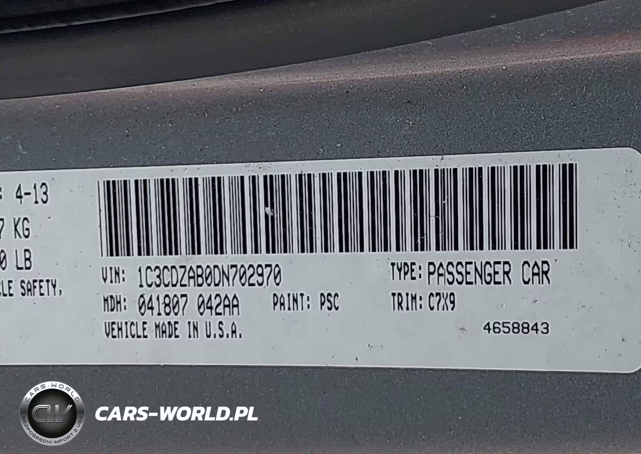 2013 Dodge Avenger Se VIN:1C3CDZAB0DN702970 - 9