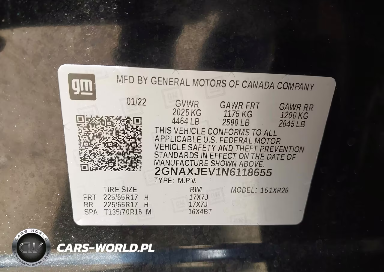 2022 Chevrolet Equinox Fwd 2Fl VIN:2GNAXJEV1N6118655 - 9