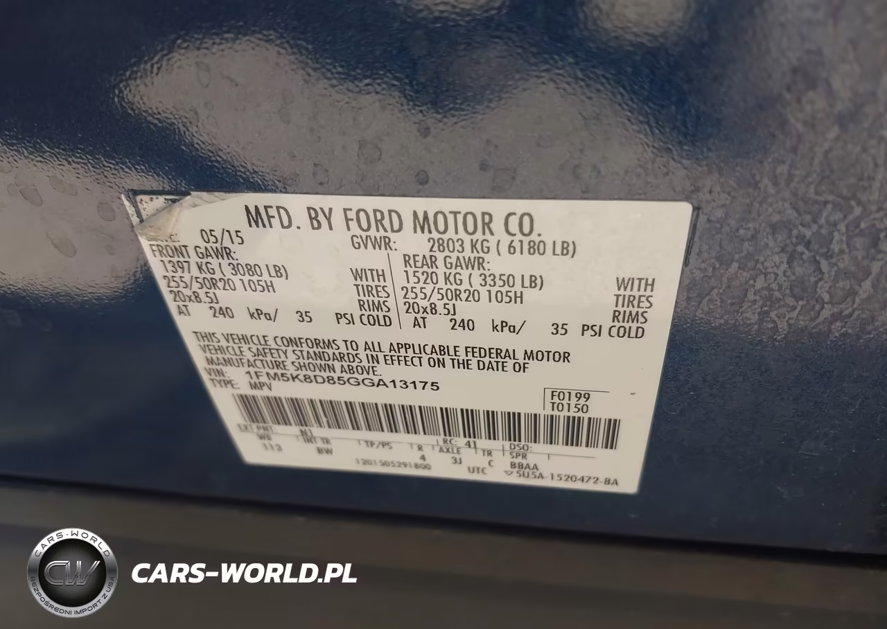 2016 Ford Explorer Xlt VIN:1FM5K8D85GGA13175 - 9