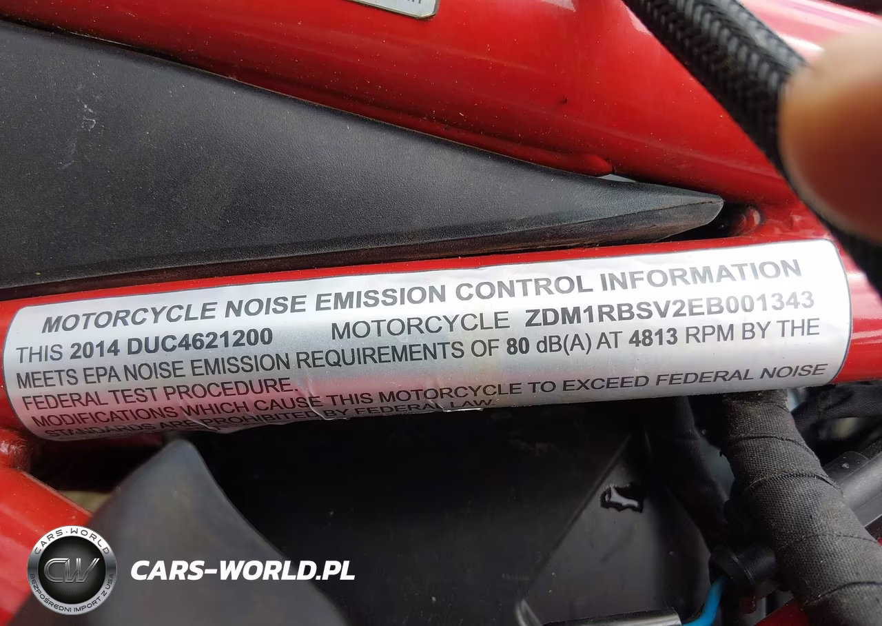 2014 Ducati Monster 1200-S VIN:ZDM1RBSV2EB001343 - 10
