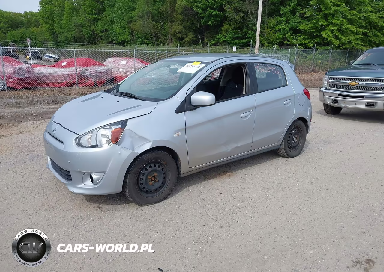 2015 Mitsubishi Mirage De VIN:ML32A3HJ7FH040092 - 2