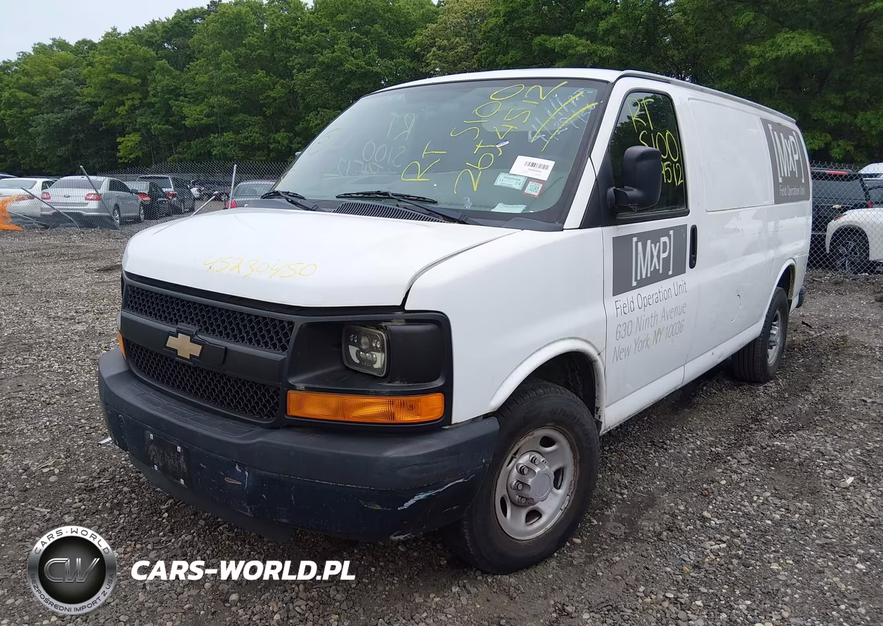 2013 Chevrolet Express 2500 Work Van VIN:1GCWGFCA6D1153396 - 2