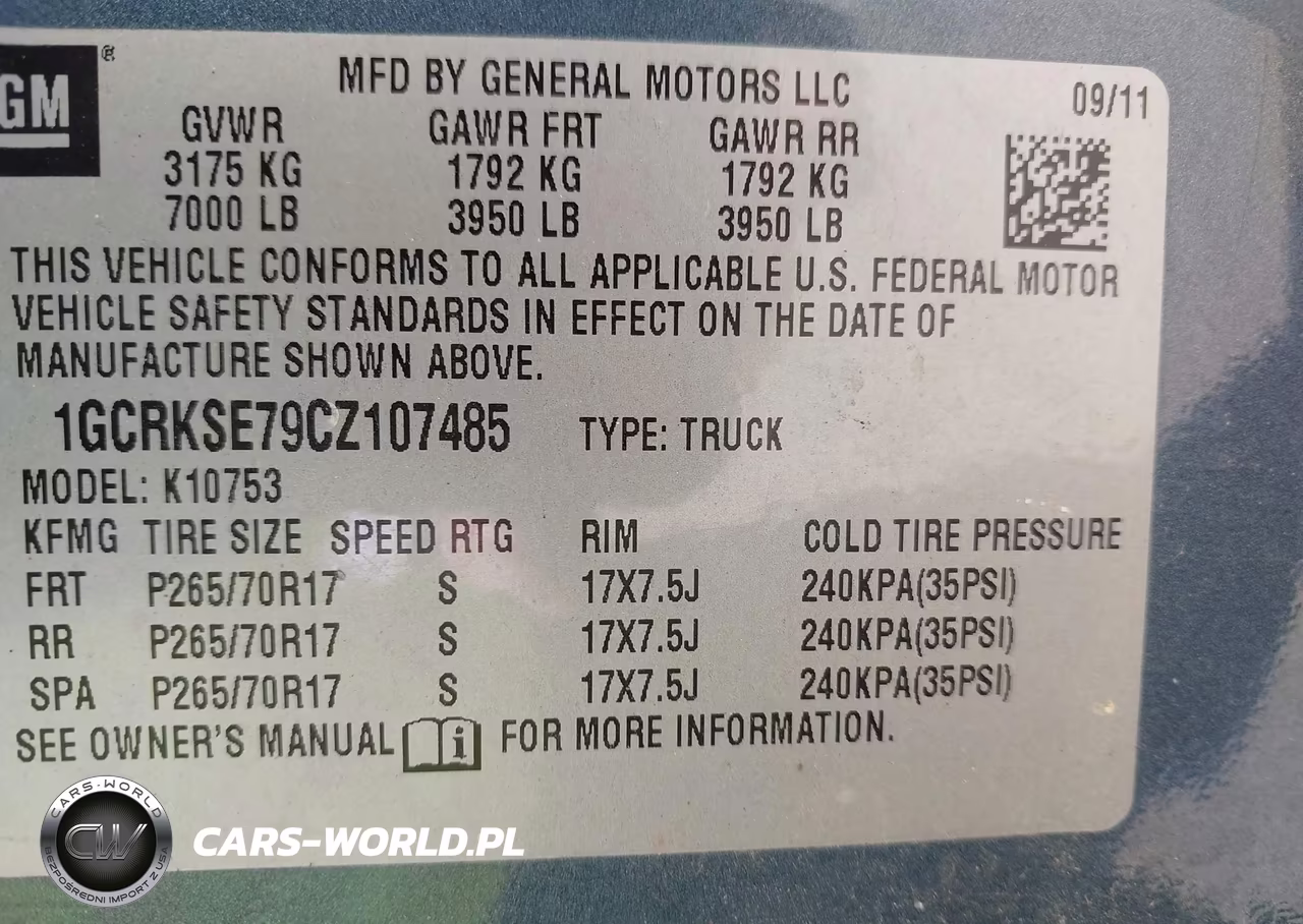 2012 Chevrolet Silverado 1500 Lt VIN:1GCRKSE79CZ107485 - 9