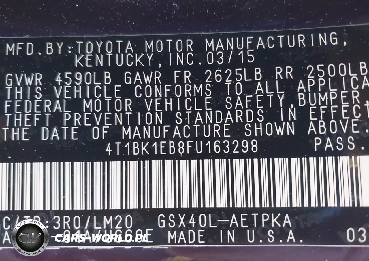 2015 Toyota Avalon Limited VIN:4T1BK1EB8FU163298 - 9