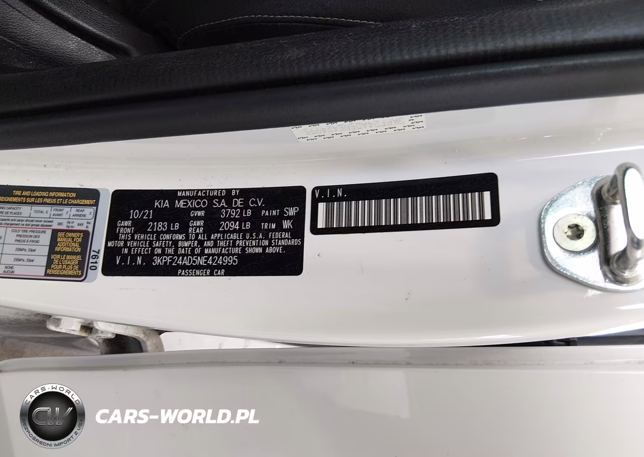 2022 Kia Forte Lxs VIN:3KPF24AD5NE424995 - 9