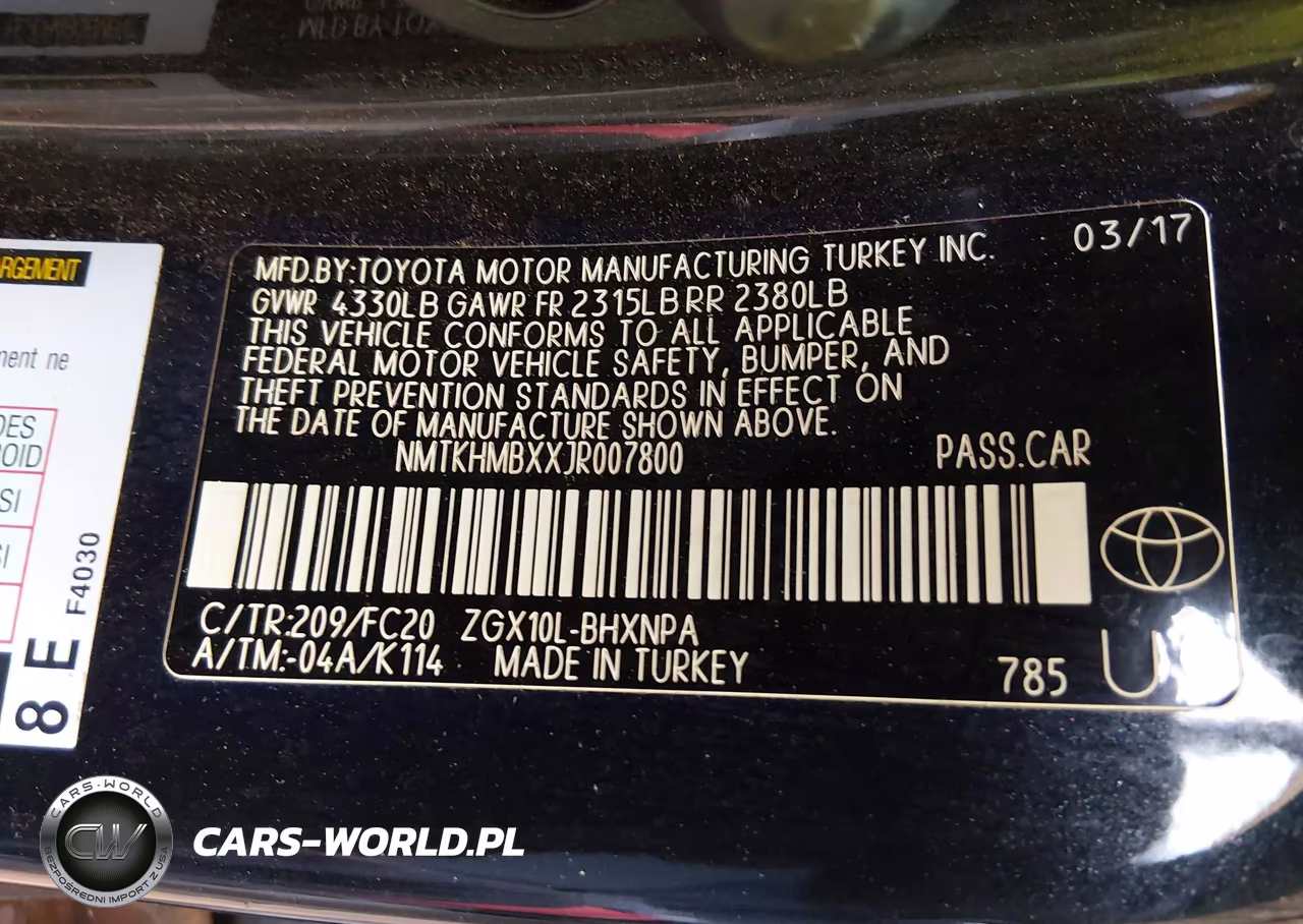 2018 Toyota C-Hr Xle-Xle Premium VIN:NMTKHMBXXJR007800 - 9