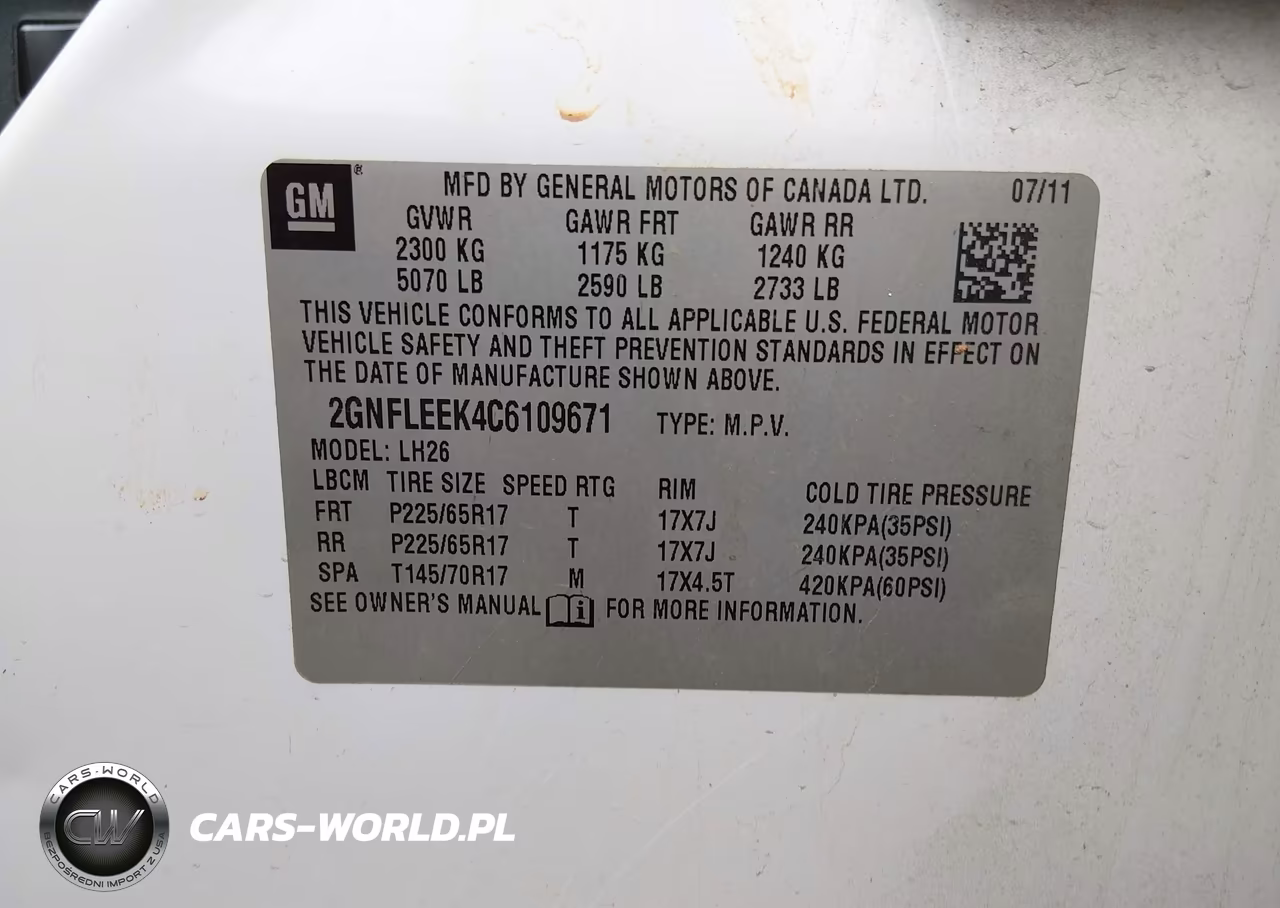 2012 Chevrolet Equinox 1Lt VIN:2GNFLEEK4C6109671 - 9