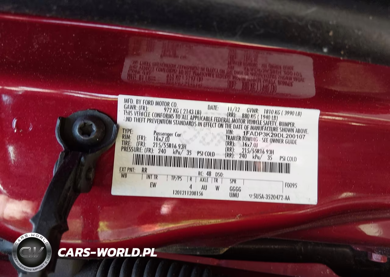 2013 Ford Focus Se VIN:1FADP3K29DL200107 - 9