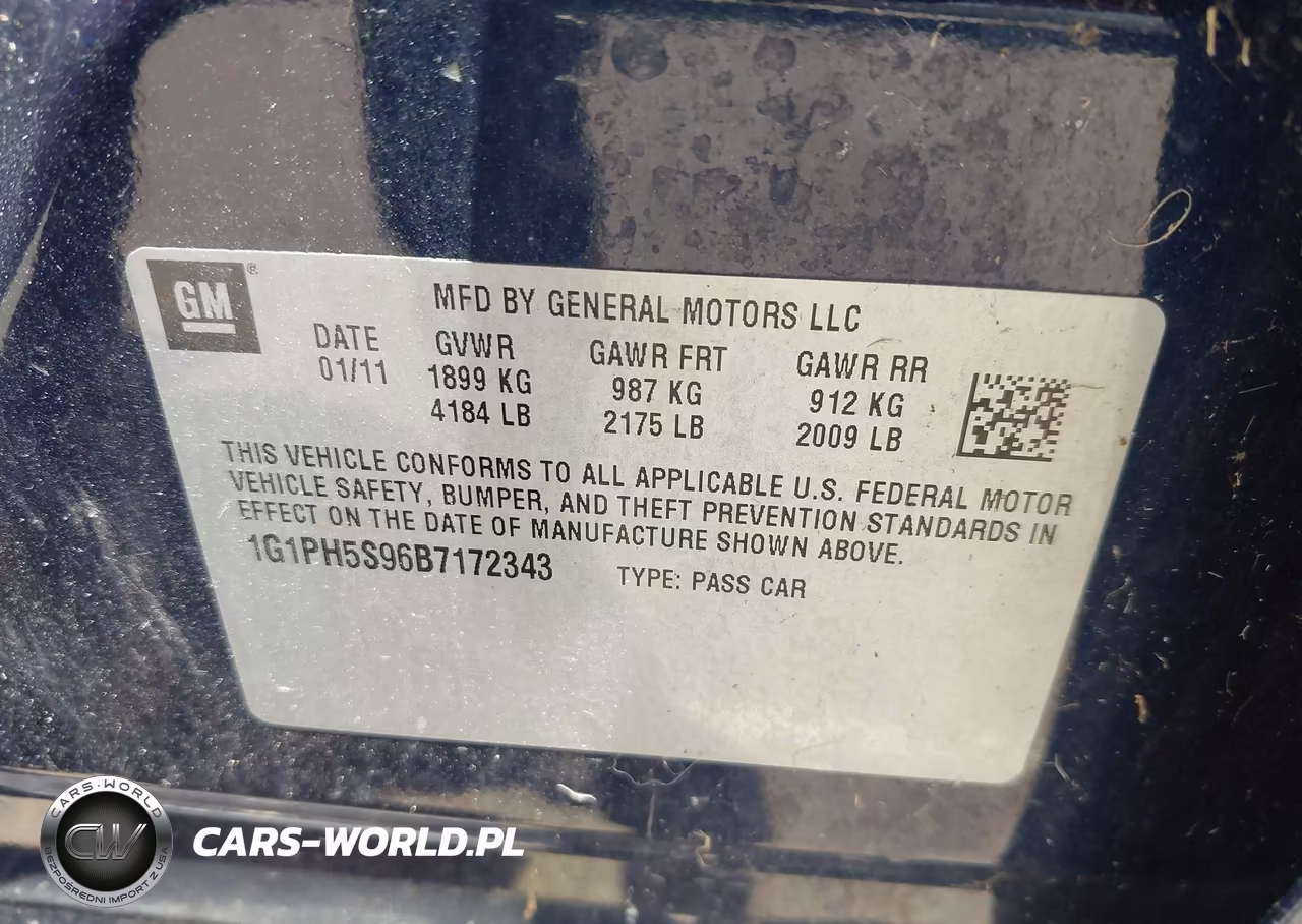 2011 Chevrolet Cruze Ltz VIN:1G1PH5S96B7172343 - 9