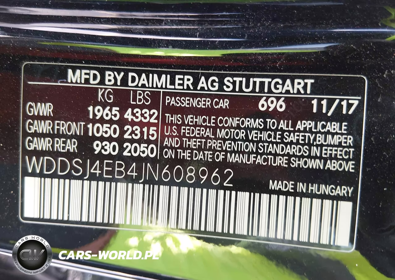 2018 Mercedes-Benz Cla 250 VIN:WDDSJ4EB4JN608962 - 9