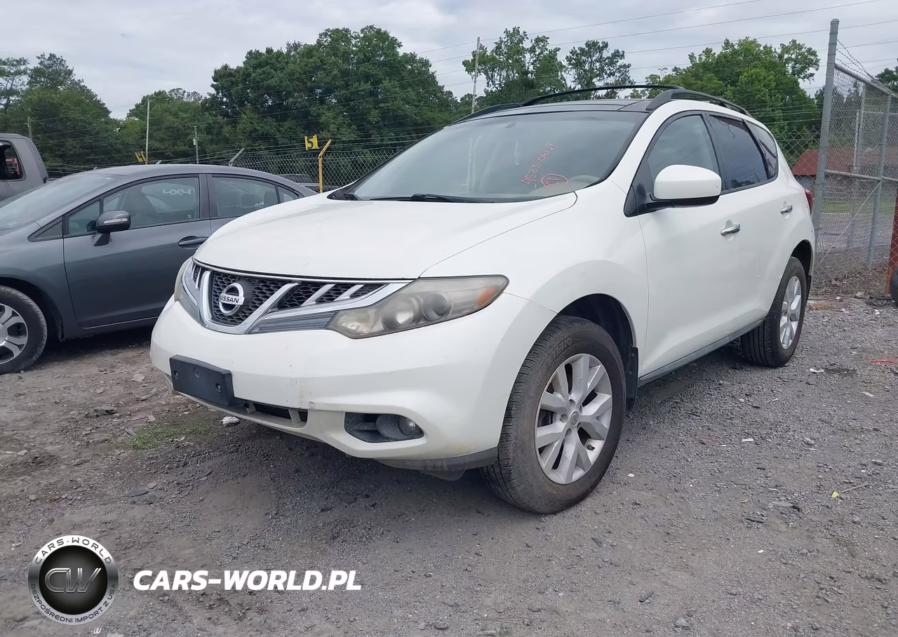 2011 Nissan Murano Sv VIN:JN8AZ1MU0BW055937 - 2