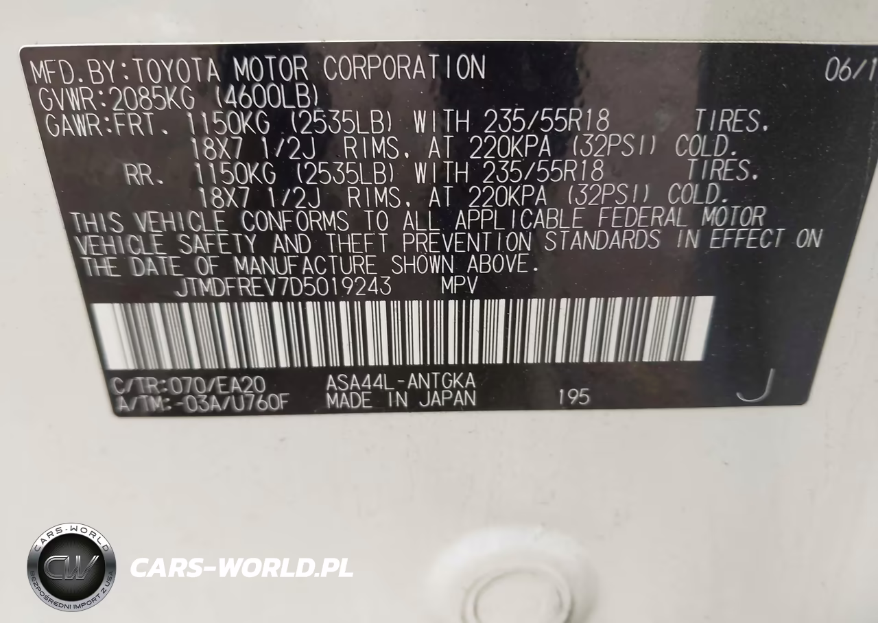 2013 Toyota Rav4 Limited VIN:JTMDFREV7D5019243 - 9