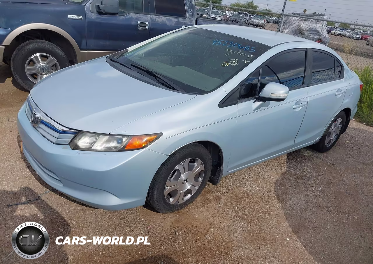 2012 Honda Civic Hybrid VIN:JHMFB4F28CS001313 - 2