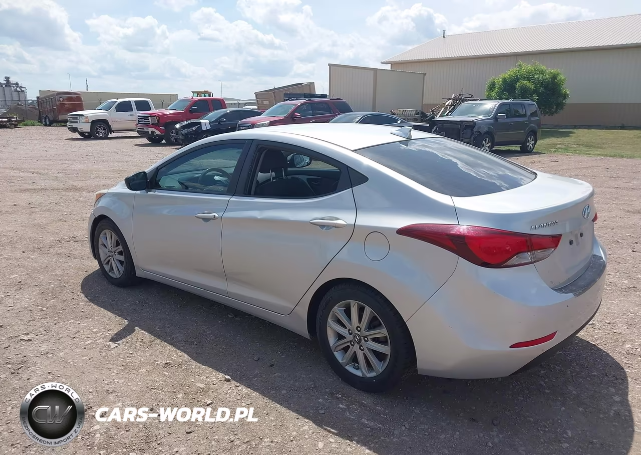 2016 Hyundai Elantra Se VIN:KMHDH4AE9GU587292 - 3
