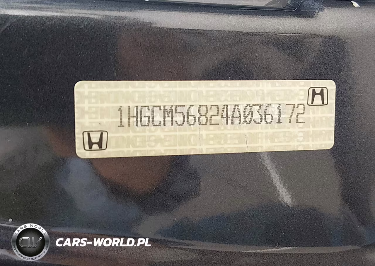 2004 Honda Accord 2.4 Ex VIN:1HGCM56824A036172 - 9