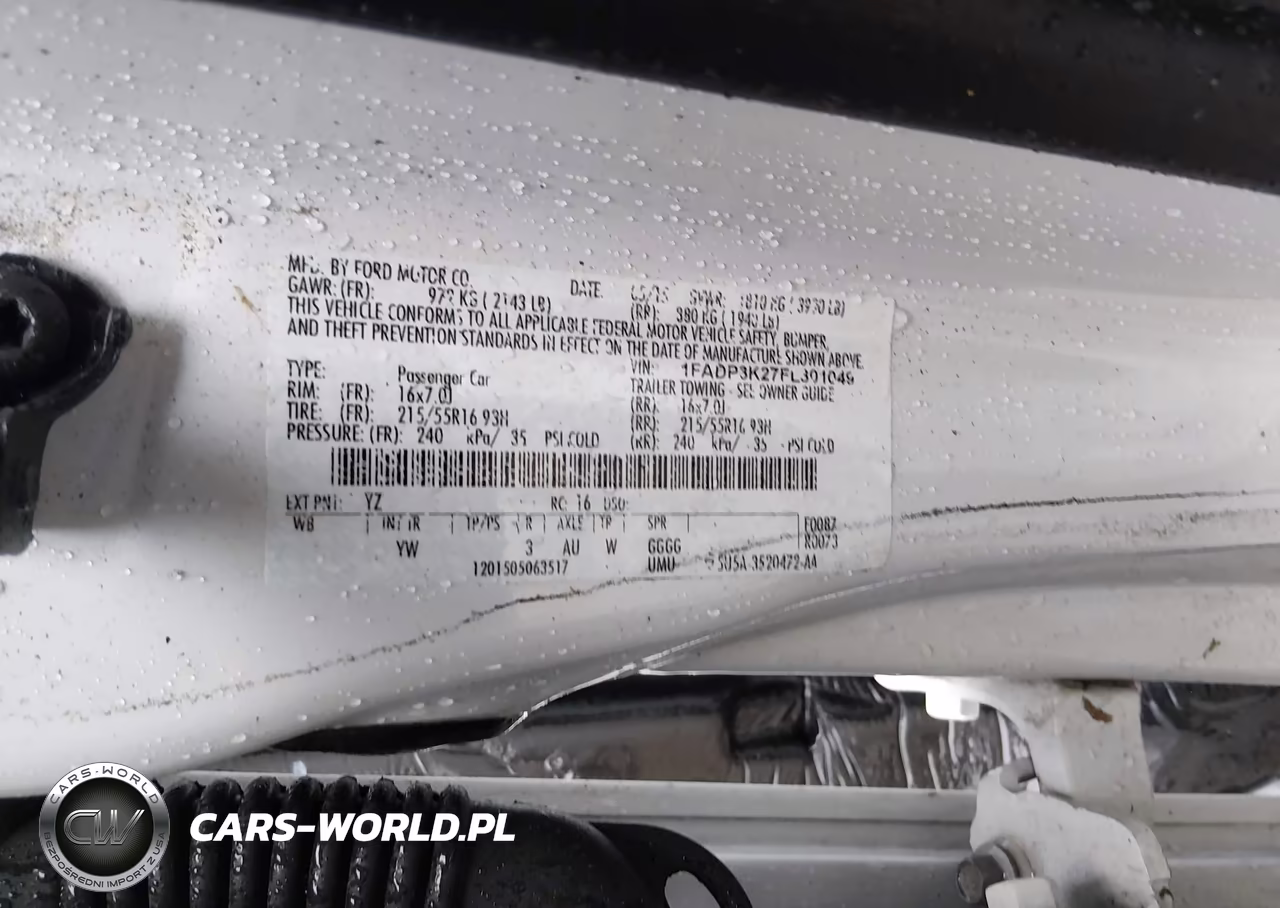 2015 Ford Focus Se VIN:1FADP3K27FL301049 - 9