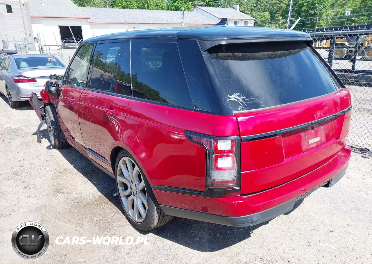 2016 Land Rover Range Rover 3.0L V6 Supercharged Hse VIN:SALGS2PF0GA310158 - 3