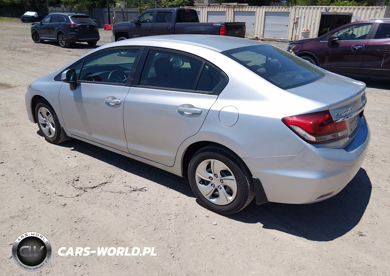 2013 Honda Civic Lx VIN:19XFB2F56DE238676 - 3