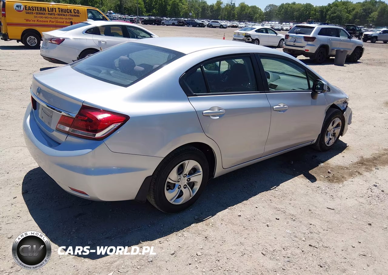 2013 Honda Civic Lx VIN:19XFB2F56DE238676 - 4
