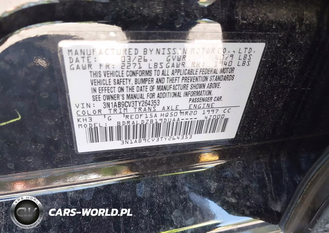 2026 Nissan Sentra Sv VIN:3N1AB9CV3TY264353 - 9