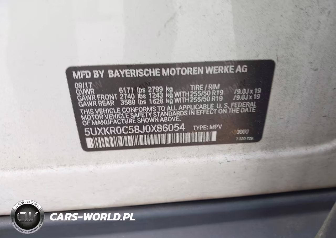 2018 BMW X5 xDrive35I VIN:5UXKR0C58J0X86054 - 9
